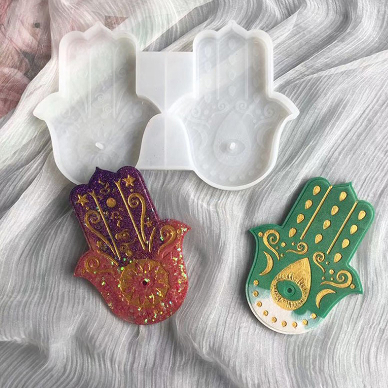 2Pcs/Set Hand Of Fatima Incens - Silicone Mold Tray ulasan dan harga