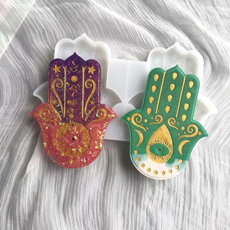 2Pcs/Set Hand Of Fatima Incens - Silicone Mold Tray ulasan dan harga