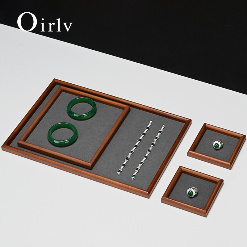 Oirlv 4 Size Wooden Jewelry Tr - Wood Ring Blank ulasan dan harga
