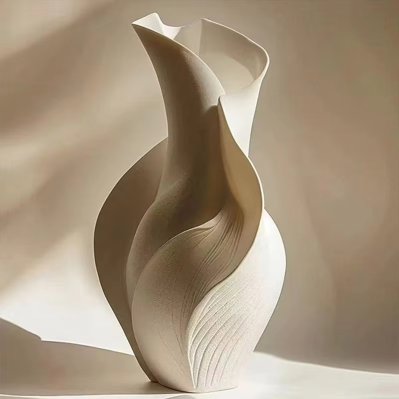 Nordic Ceramic Vase Abstract G - Dried Flower Bulk ulasan dan harga