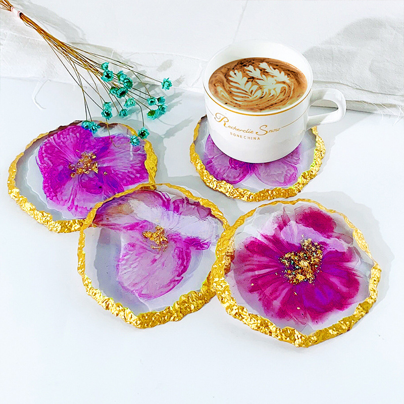 DM413 Drusy Coaster Resin Mold - Serving Tray Mold ulasan dan harga